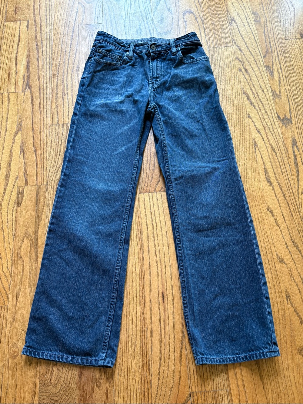 GAP boys Dark Blue Straight-Leg Jeans Sz 14 regular preowned